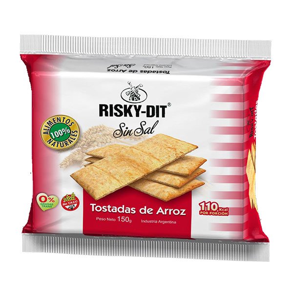 Tostadas risky dulces x 24 unds