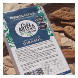 Bizcochito integral con semillas de girasol — Artesa