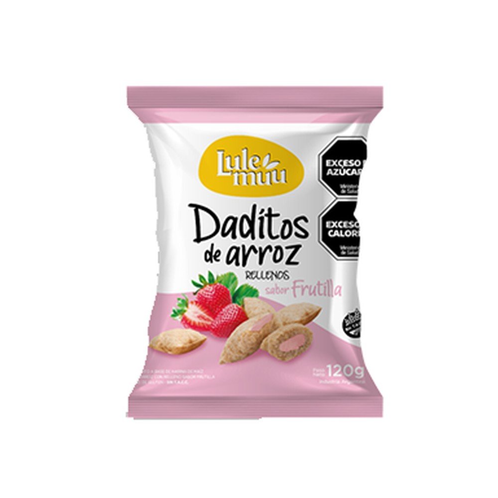 Daditos de arroz (frutilla) — Lulemuu