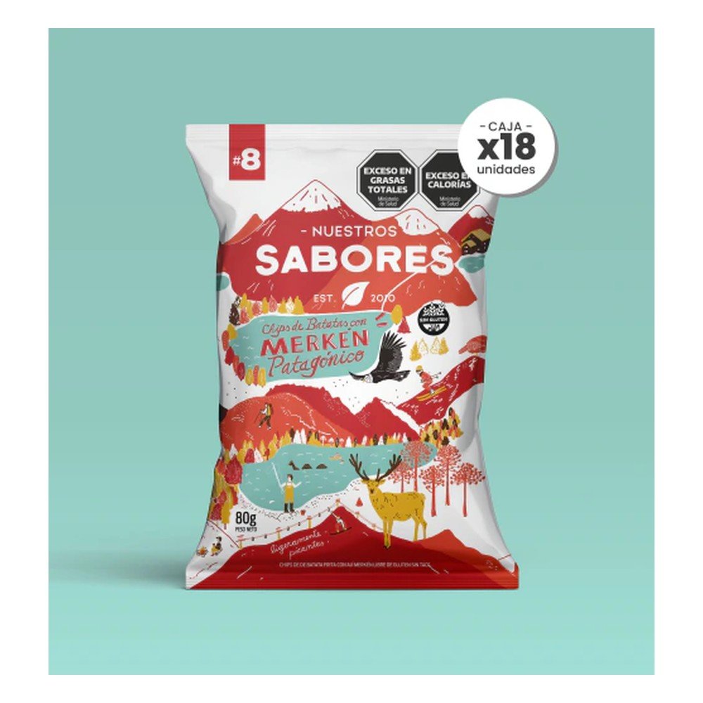 Merken x 80 grs nuestros sabores