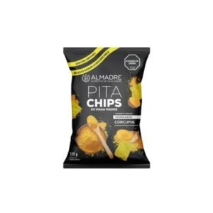 Pita chips cúrcuma — Almadre