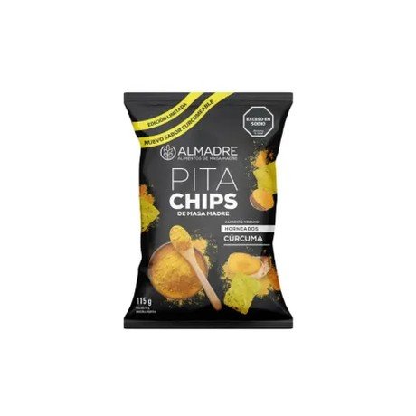 Pita chips cúrcuma — Almadre