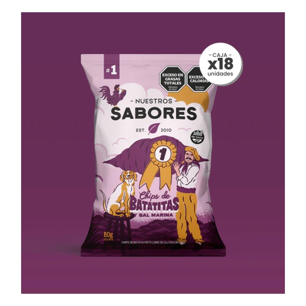 Batatitas x 80 grs nuestros sabores
