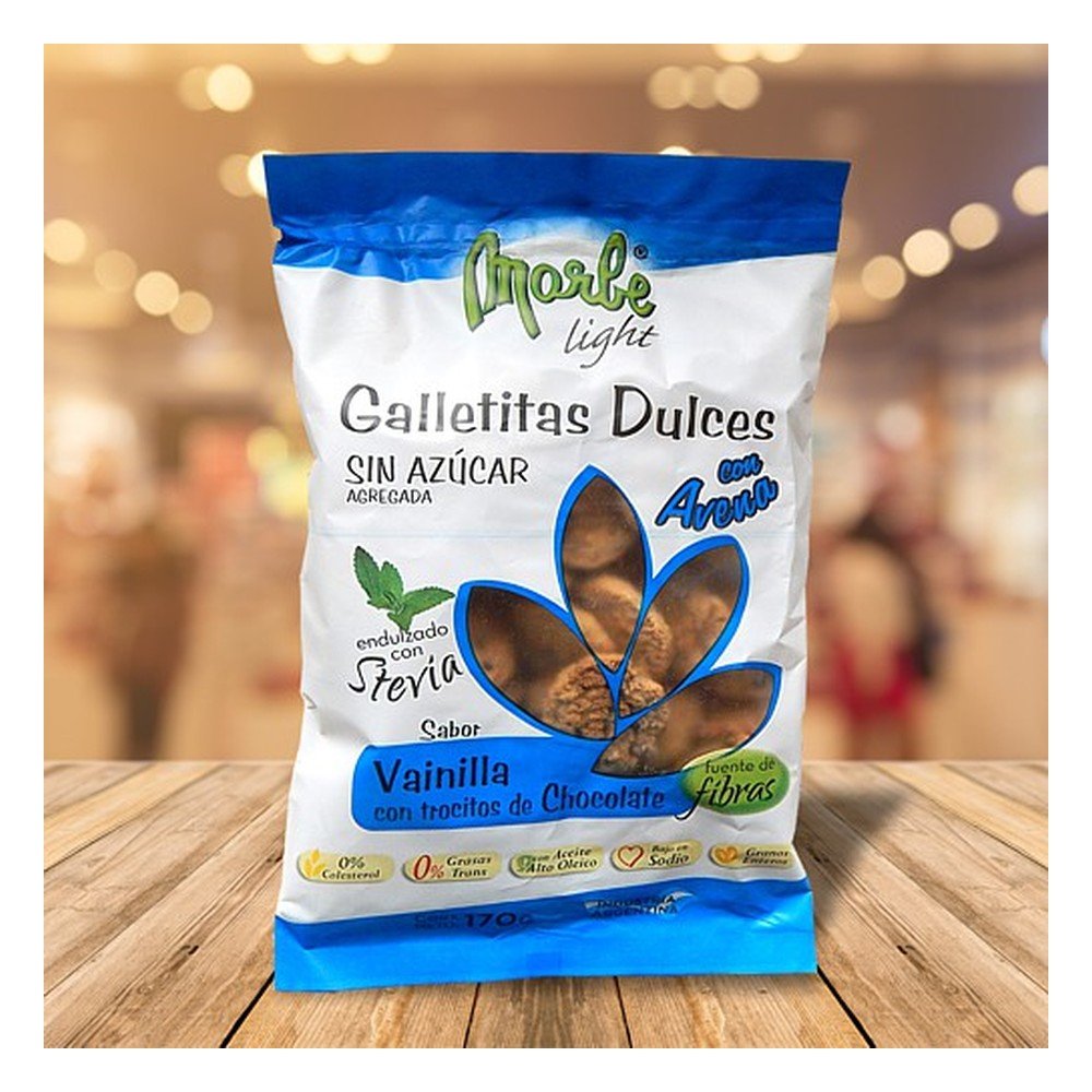 Galletitas sin azúcar con chips de chocolate — Marbe