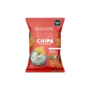 Pita chips tomate y romero — Almadre