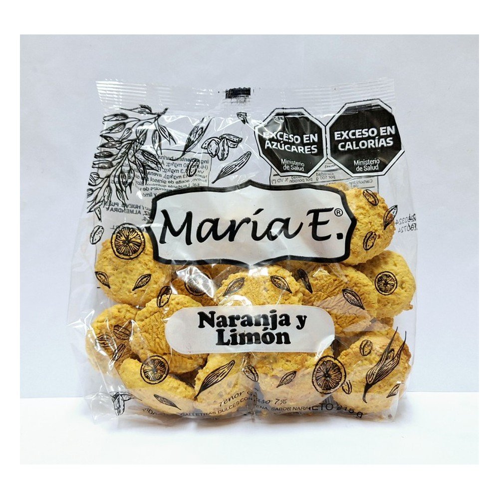 Maria e galletitas naranja y limón