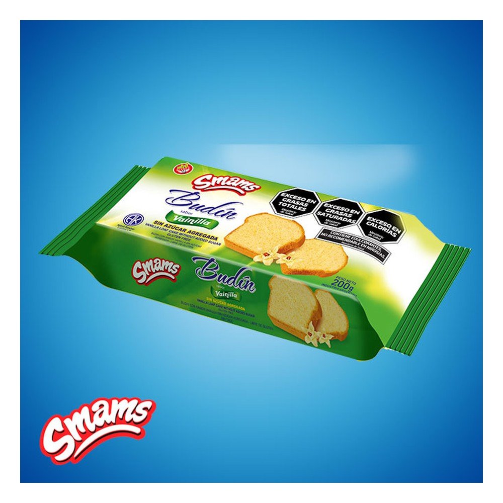 Budines sin azucar vainilla — Smams