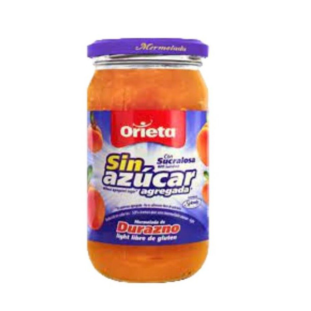 Mermelada sin azúcar durazno 340 grs — Orieta