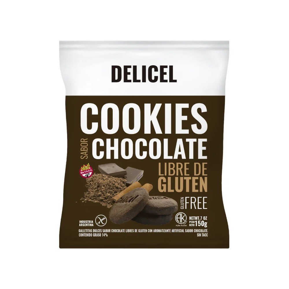 Delicel galletitas sabor chocolate