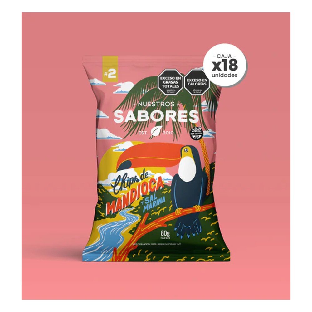 Mandioca x 80 grs nuestros sabores