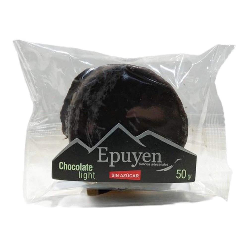 Alfajor chocolate sin azucar light x 12 unds — Epuyen
