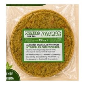 Pizzetas integrales con espinacas finitas s/sal x 6 — Vivamás
