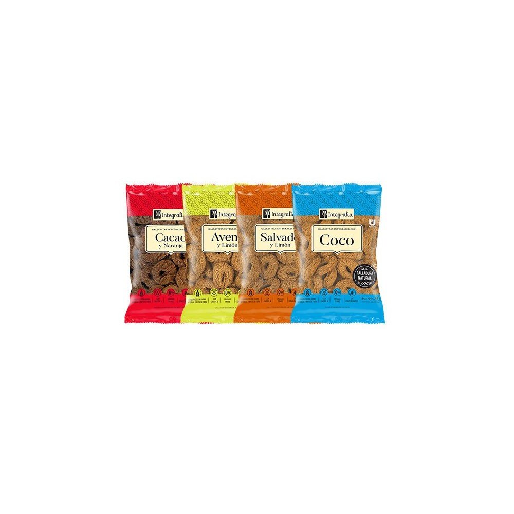Aritos de cacao y naranja x 200 grs — Integralia